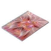 抽象芸術蝶カラフルファンタジーフラクタル ノートブック (左側)