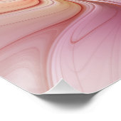 抽象芸術蝶カラフルファンタジーフラクタル ポスター (コーナー)