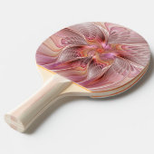 抽象芸術蝶カラフルファンタジーフラクタル 卓球ラケット (正面アングル)