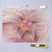 抽象芸術蝶カラフルファンタジーフラクタル 薄葉紙 (クラフト)