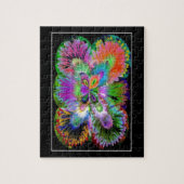 抽象芸術蝶パズル ジグソーパズル (縦)