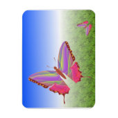 抽象芸術蝶プレミアムマグネット マグネット (縦)