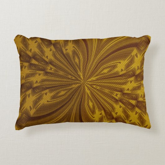抽象芸術蝶金ゴールドアクセント枕 アクセントクッション (正面)