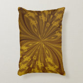 抽象芸術蝶金ゴールドアクセント枕 アクセントクッション (正面(垂直))