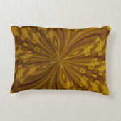 抽象芸術蝶金ゴールドアクセント枕 アクセントクッション (裏面)