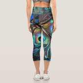 抽象芸術蝶2 カプリレギンス (裏面)