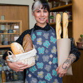 抽象芸術蝶 エプロン