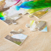 抽象芸術蝶 ジグソーパズル (側面)