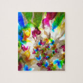 抽象芸術蝶 ジグソーパズル (縦)