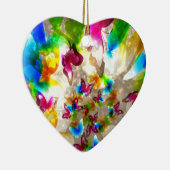 抽象芸術蝶 セラミックオーナメント (右)