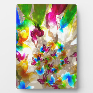 抽象芸術蝶 フォトプラーク