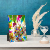 抽象芸術蝶 フォトプラーク (側面)