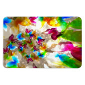 抽象芸術蝶 マグネット (横)