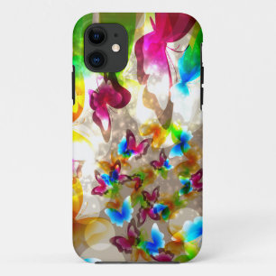 抽象芸術蝶 iPhone 11 ケース