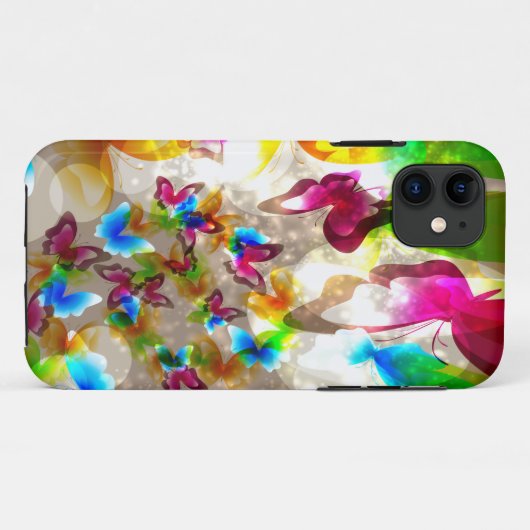 抽象芸術蝶 Case-Mate iPhoneケース (裏面(横))