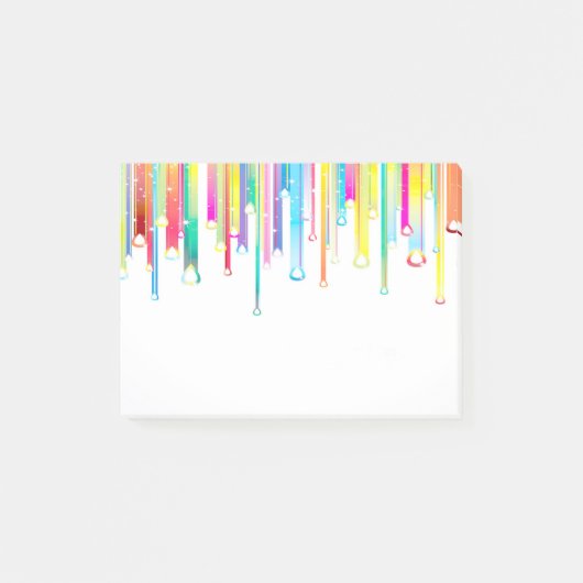 抽象芸術行の投稿メモ ポストイット (正面)