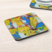 抽象芸術表情番号8 by Michael Moffa コースター (左側)