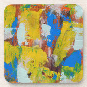 抽象芸術表情番号8 by Michael Moffa コースター (正面)