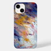 抽象芸術表現主義のアートワーク Case-Mate iPhoneケース (裏面)