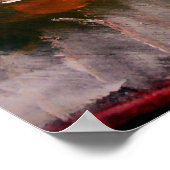 抽象芸術表現主義アートポスター抽象芸術プリント ポスター (角)