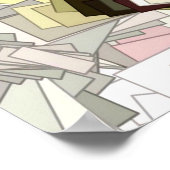 抽象芸術表現主義アート ポスター (角)