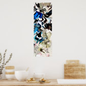 抽象芸術表現主義アート ポスター (キッチン)