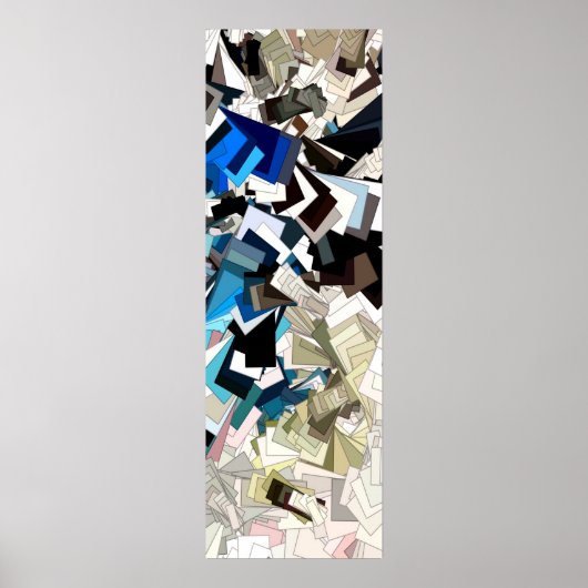 抽象芸術表現主義アート ポスター (正面)