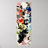 抽象芸術表現主義アート ポスター (正面)