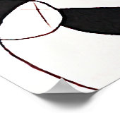 抽象芸術表現主義ウォールアート：ミックスメディア ポスター (角)