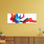 抽象芸術表現主義セピモダンア絵画アート キャンバスプリント (インサイチュ (リビング))