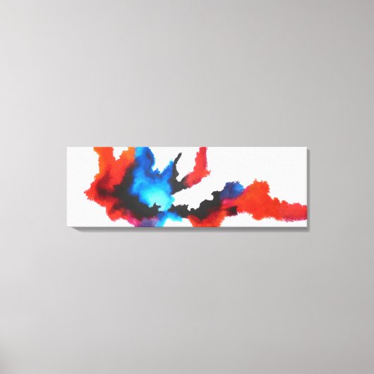 抽象芸術表現主義セピモダンア絵画アート キャンバスプリント (正面)