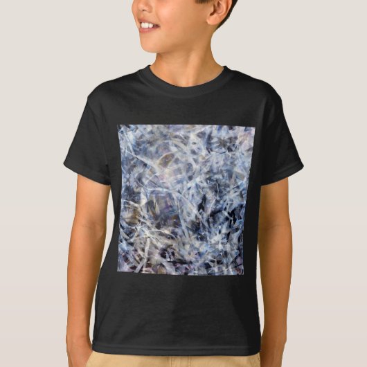 抽象芸術表現主義ダンス3スクエア Tシャツ (正面)