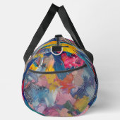 抽象芸術表現主義パ絵を描ターン ダッフルバッグ (右)