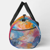 抽象芸術表現主義パ絵を描ターン ダッフルバッグ (右)