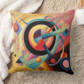 抽象芸術表現主義装飾用クッション クッション (ブランケット)