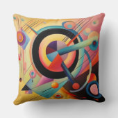 抽象芸術表現主義装飾用クッション クッション (裏面)
