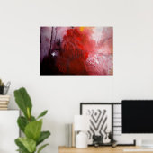 抽象芸術表現者絵画プリントポスター ポスター (ホームオフィス)