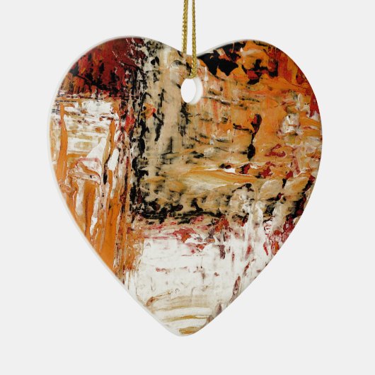 抽象芸術表現者 セラミックオーナメント (右)