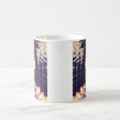 抽象芸術表現豊かな女性 コーヒーマグカップ (中央)
