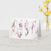 抽象芸術表現「Light of Love」カード カード (黄色い花)