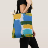 抽象芸術表現No.3:マイケル・モッファ トートバッグ (クローズアップ)