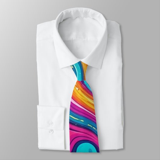 抽象芸術表面アートワーク1200 – 男性のネクタイ ネクタイ (タイ)