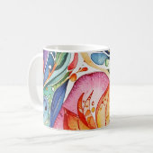 抽象芸術表面アートワーク1207 - Coffee Mag コーヒーマグカップ (正面左)