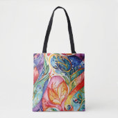 抽象芸術表面アートワーク1207 - Tote Bag トートバッグ (正面)