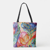 抽象芸術表面アートワーク1207 - Tote Bag トートバッグ (裏面)
