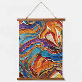 抽象芸術表面アートワーク1211 – ウォールタペストリー