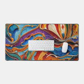 抽象芸術表面アートワーク1211 - Desk Mat デスクマット (キーボード&マウス)