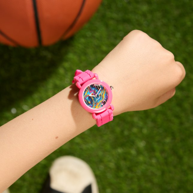 抽象芸術表面アートワーク1217 - Kid's Watch 腕時計 (手首)