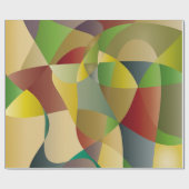 抽象芸術装飾カラフルbackgroundabstract, ab ラッピングペーパー (フラット)