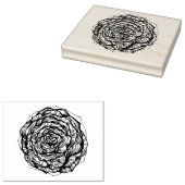抽象芸術装飾バラ ラバースタンプ (押印)